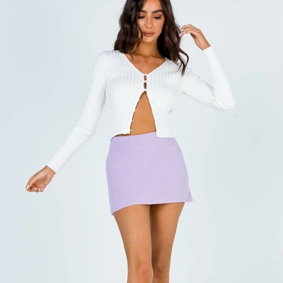 Princess Polly Dresses & Skirts - Princess Polly Shelby purple skirt